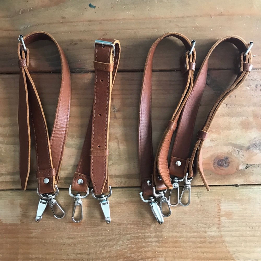 Nena and Co leather backpack straps